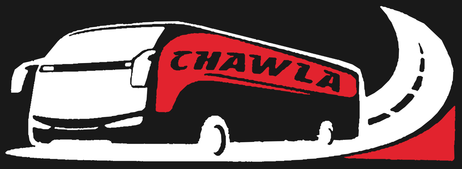 Chawla Bus — coach and curved road